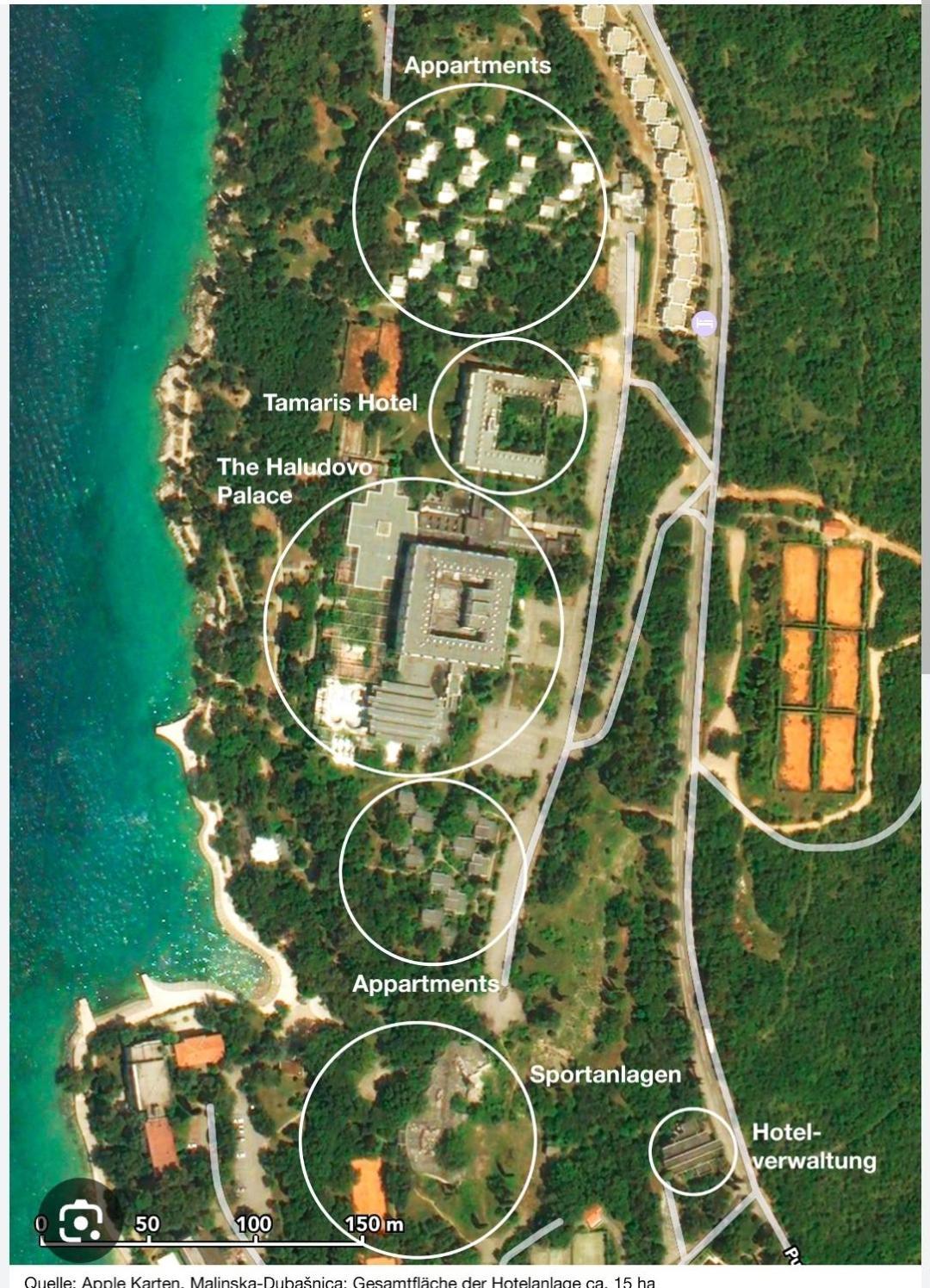 Haludovo Virtual Ruin Hotel Bungaloos Apartments And Camping, International Cooperation And Assistance For Rebirth Baracska Luaran gambar